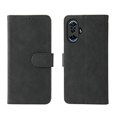 Leather Case Stands Flip Cover Holder L01Z for Xiaomi Poco F3 GT 5G Black