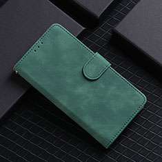 Leather Case Stands Flip Cover Holder L01Z for Xiaomi Poco M2 Green