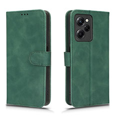 Leather Case Stands Flip Cover Holder L01Z for Xiaomi Poco X5 Pro 5G Green