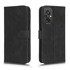 Leather Case Stands Flip Cover Holder L01Z for Xiaomi Redmi 11 Prime 4G Black