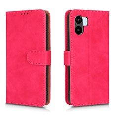 Leather Case Stands Flip Cover Holder L01Z for Xiaomi Redmi A1 Hot Pink