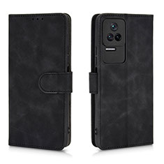 Leather Case Stands Flip Cover Holder L01Z for Xiaomi Redmi K40S 5G Black