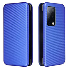 Leather Case Stands Flip Cover Holder L02Z for Huawei Mate X2 Blue