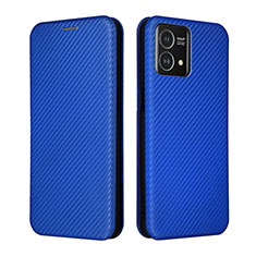 Leather Case Stands Flip Cover Holder L02Z for Motorola Moto G Stylus (2023) 4G Blue