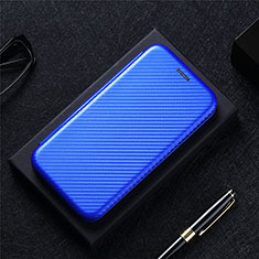 Leather Case Stands Flip Cover Holder L02Z for Realme C31 Blue