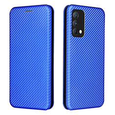 Leather Case Stands Flip Cover Holder L02Z for Realme GT Master 5G Blue