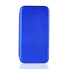 Leather Case Stands Flip Cover Holder L02Z for Samsung Galaxy A01 SM-A015 Blue