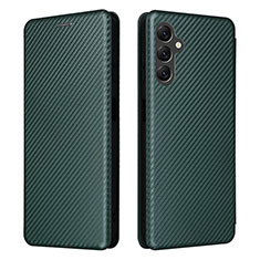 Leather Case Stands Flip Cover Holder L02Z for Samsung Galaxy M44 5G Green