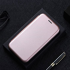 Leather Case Stands Flip Cover Holder L02Z for Xiaomi Black Shark 5 5G Rose Gold