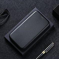 Leather Case Stands Flip Cover Holder L02Z for Xiaomi POCO C31 Black