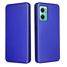 Leather Case Stands Flip Cover Holder L02Z for Xiaomi Redmi 11 Prime 5G Blue