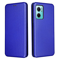 Leather Case Stands Flip Cover Holder L02Z for Xiaomi Redmi Note 11E 5G Blue