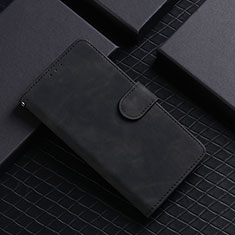 Leather Case Stands Flip Cover Holder L03Z for Huawei Honor X9a 5G Black