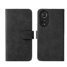 Leather Case Stands Flip Cover Holder L03Z for Huawei Nova 9 Black