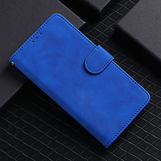 Leather Case Stands Flip Cover Holder L03Z for Realme C21Y Blue