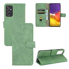 Leather Case Stands Flip Cover Holder L03Z for Samsung Galaxy A34 5G Green