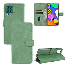 Leather Case Stands Flip Cover Holder L03Z for Samsung Galaxy M62 4G Green