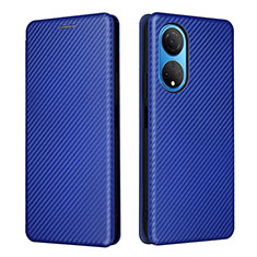 Leather Case Stands Flip Cover Holder L04Z for Huawei Honor X7 Blue