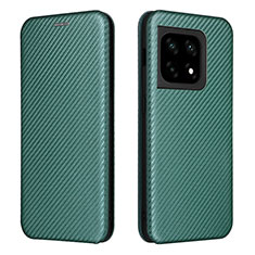 Leather Case Stands Flip Cover Holder L04Z for OnePlus 10 Pro 5G Green