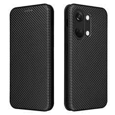 Leather Case Stands Flip Cover Holder L04Z for OnePlus Nord 3 5G Black