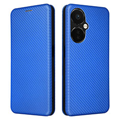 Leather Case Stands Flip Cover Holder L04Z for Oppo K11x 5G Blue