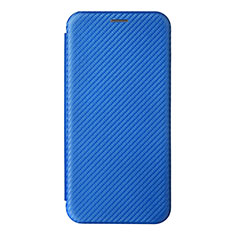 Leather Case Stands Flip Cover Holder L04Z for Realme 9 5G India Blue