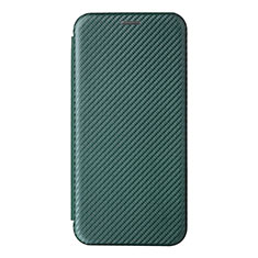 Leather Case Stands Flip Cover Holder L04Z for Realme Narzo 30 5G Green