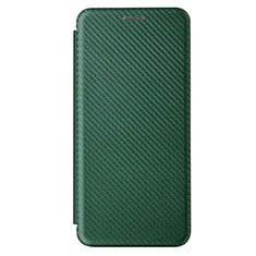 Leather Case Stands Flip Cover Holder L04Z for Samsung Galaxy F62 5G Green