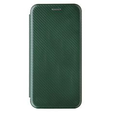 Leather Case Stands Flip Cover Holder L04Z for Samsung Galaxy M02 Green