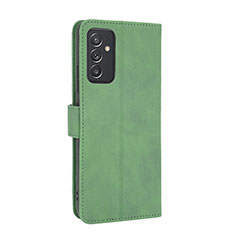 Leather Case Stands Flip Cover Holder L05Z for Samsung Galaxy A15 5G Green