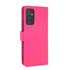 Leather Case Stands Flip Cover Holder L05Z for Samsung Galaxy A15 LTE Hot Pink