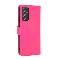 Leather Case Stands Flip Cover Holder L05Z for Samsung Galaxy A82 5G Hot Pink