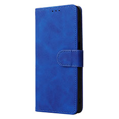 Leather Case Stands Flip Cover Holder L05Z for Samsung Galaxy M23 5G Blue