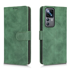 Leather Case Stands Flip Cover Holder L05Z for Xiaomi Redmi K50 Ultra 5G Green