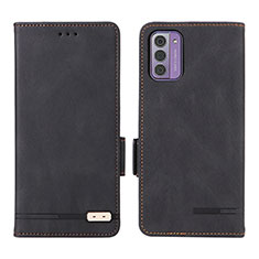 Leather Case Stands Flip Cover Holder L06Z for Nokia G310 5G Black