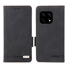 Leather Case Stands Flip Cover Holder L06Z for OnePlus 10 Pro 5G Black