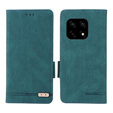 Leather Case Stands Flip Cover Holder L06Z for OnePlus 10 Pro 5G Green