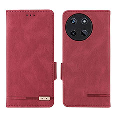 Leather Case Stands Flip Cover Holder L06Z for Realme 11 4G Red