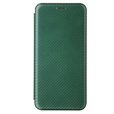 Leather Case Stands Flip Cover Holder L06Z for Samsung Galaxy A41 SC-41A Green