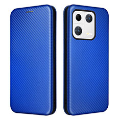 Leather Case Stands Flip Cover Holder L06Z for Xiaomi Mi 13 Pro 5G Blue