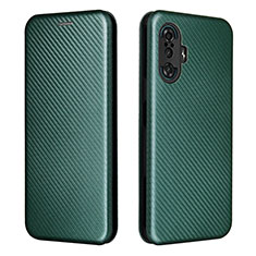 Leather Case Stands Flip Cover Holder L06Z for Xiaomi Poco F3 GT 5G Green