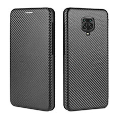 Leather Case Stands Flip Cover Holder L06Z for Xiaomi Poco M2 Pro Black