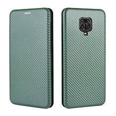 Leather Case Stands Flip Cover Holder L06Z for Xiaomi Poco M2 Pro Green