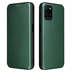 Leather Case Stands Flip Cover Holder L07Z for Realme V11 5G Green