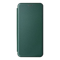 Leather Case Stands Flip Cover Holder L07Z for Samsung Galaxy A03 Green