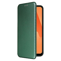 Leather Case Stands Flip Cover Holder L07Z for Samsung Galaxy A32 4G Green