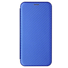 Leather Case Stands Flip Cover Holder L07Z for Samsung Galaxy A52s 5G Blue