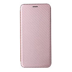 Leather Case Stands Flip Cover Holder L07Z for Samsung Galaxy M23 5G Rose Gold