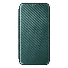 Leather Case Stands Flip Cover Holder L07Z for Samsung Galaxy M52 5G Green