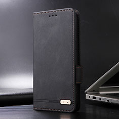 Leather Case Stands Flip Cover Holder L07Z for Xiaomi Mi 14 Pro 5G Black